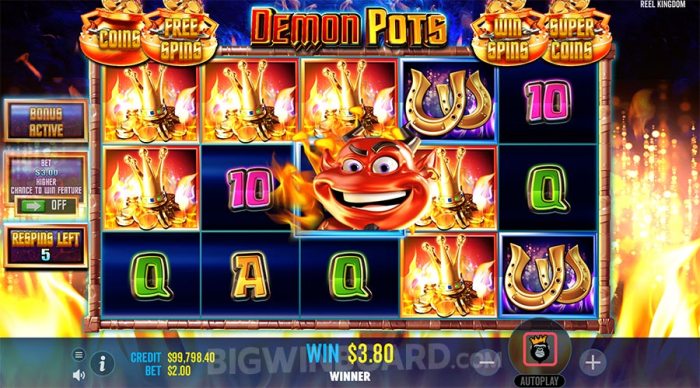 Cara bermain slot Demon Pots untuk menang besar